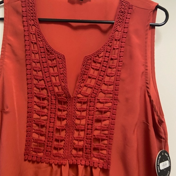 East Adeline women’s rust red tank nwt size 1x - Picture 3 of 8